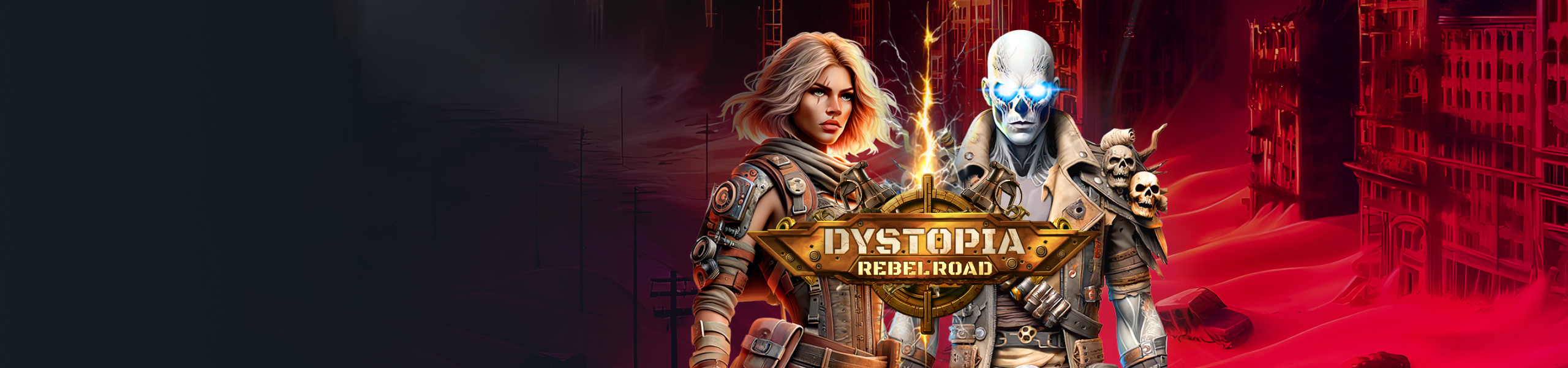 Bannière Casinozer Hero dystopia rebelroad