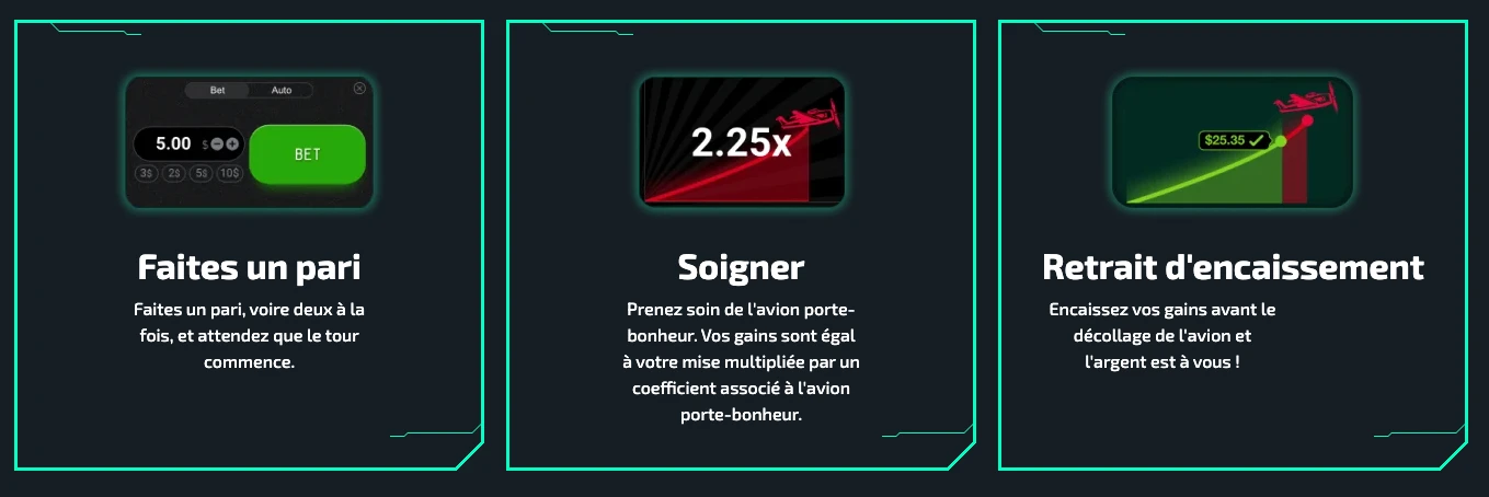Instructions pour jouer à Aviator